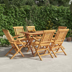 Gartenstühle 6 Stk. Klappbar 56x63x90 cm Massivholz Teak
