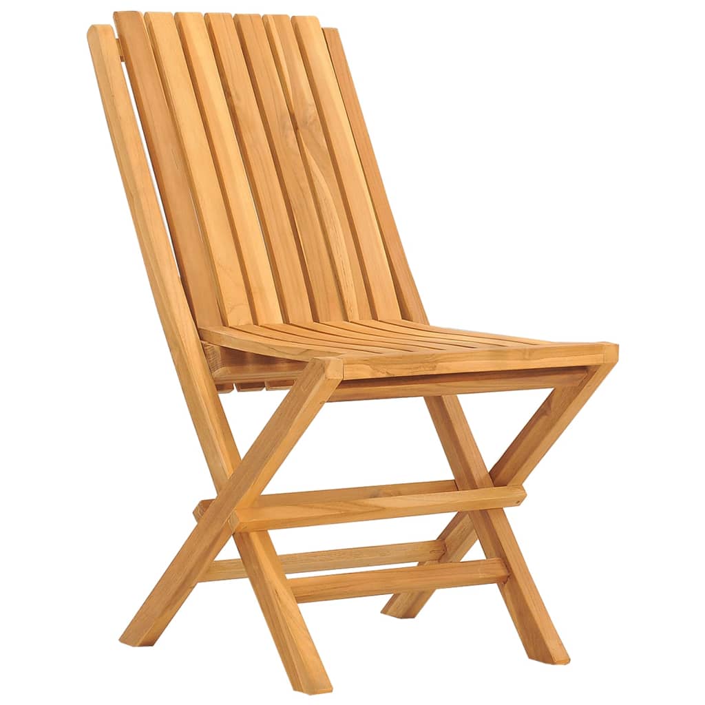 Gartenstühle 6 Stk. Klappbar 47x47x89 cm Massivholz Teak