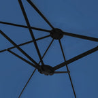 Doppel-Sonnenschirm mit LED-Leuchten 449x265 cm