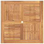 Gartentisch Klappbar 110x110x75 cm Massivholz Teak