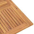 Gartentisch Klappbar 110x110x75 cm Massivholz Teak
