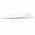Pavillon mit Dach Weiß 20,07x5,88x3,75 m Polyethylen