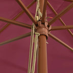 Sonnenschirm mit Holzmast 400x273 cm