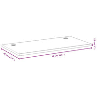 Schreibtischplatte 80x40x2,5 cm Bambus