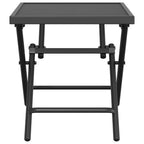 Gartentisch Klappbar Anthrazit 38x38x38 cm Stahlgitter