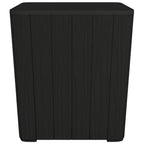 Gartentisch mit Abnehmbarer Tischplatte Schwarz Polypropylen