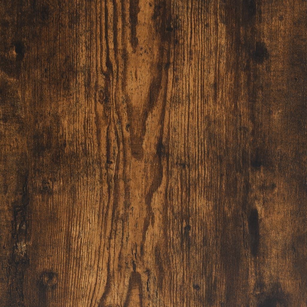 Bettgestell ohne Matratze Räuchereiche 140x200 cm Holzwerkstoff