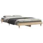 Bettgestell ohne Matratze Sonoma-Eiche 120x200 cm Holzwerkstoff