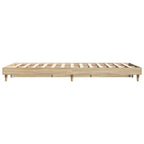 Bettgestell ohne Matratze Sonoma-Eiche 120x200 cm Holzwerkstoff