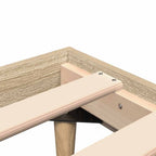Bettgestell ohne Matratze Sonoma-Eiche 120x200 cm Holzwerkstoff