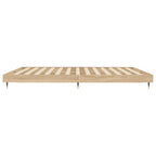 Bettgestell ohne Matratze Sonoma-Eiche 140x200 cm Holzwerkstoff