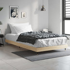 Bettgestell ohne Matratze Sonoma-Eiche 90x200 cm Holzwerkstoff
