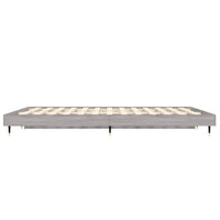 Bettgestell Grau Sonoma 135x190 cm Holzwerkstoff