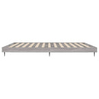 Bettgestell ohne Matratze Grau Sonoma 160x200 cm Holzwerkstoff