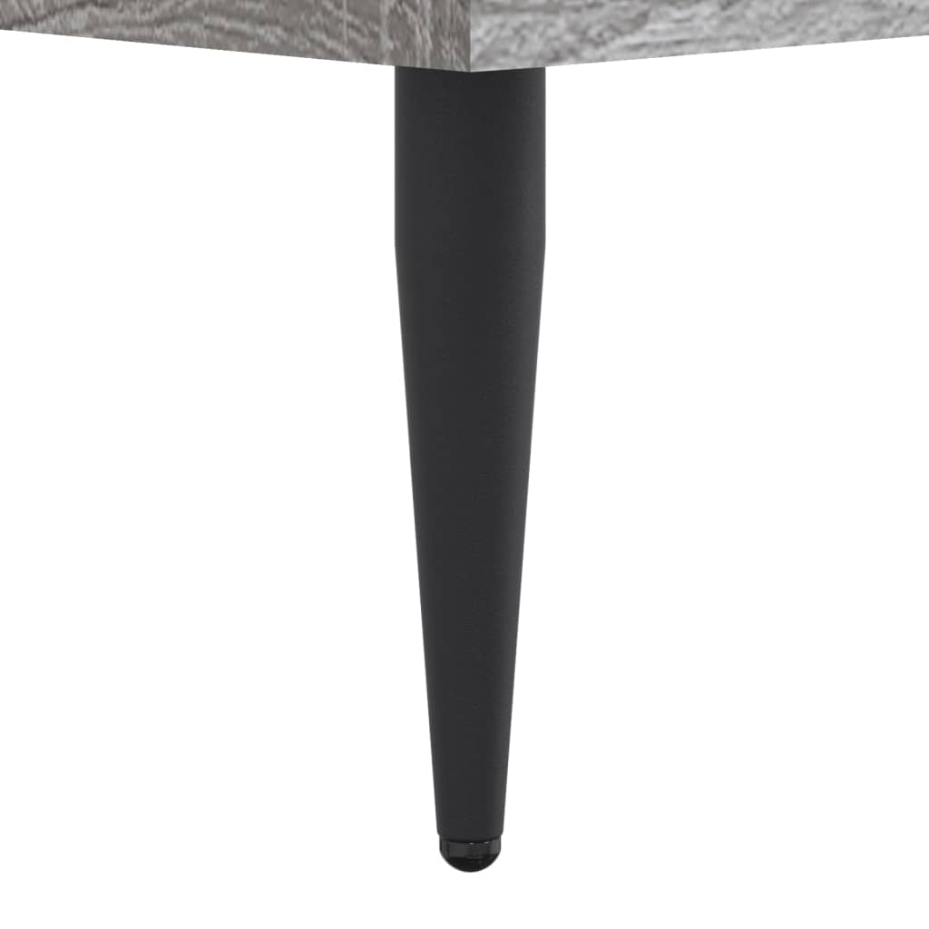 Bettgestell ohne Matratze Grau Sonoma 160x200 cm Holzwerkstoff