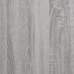 Bettgestell ohne Matratze Grau Sonoma 160x200 cm Holzwerkstoff