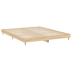 Bettgestell ohne Matratze Sonoma-Eiche 140x200 cm Holzwerkstoff
