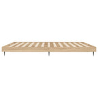 Bettgestell ohne Matratze Sonoma-Eiche 140x200 cm Holzwerkstoff