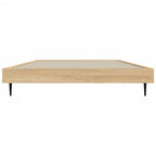 Bettgestell ohne Matratze Sonoma-Eiche 100x200 cm Holzwerkstoff