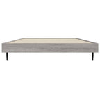 Bettgestell Grau Sonoma 100x200 cm Holzwerkstoff