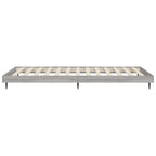 Bettgestell Grau Sonoma 100x200 cm Holzwerkstoff