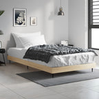 Bettgestell ohne Matratze Sonoma-Eiche 90x200 cm Holzwerkstoff