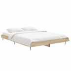 Bettgestell ohne Matratze Sonoma-Eiche 140x190 cm Holzwerkstoff