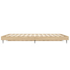 Bettgestell ohne Matratze Sonoma-Eiche 140x190 cm Holzwerkstoff