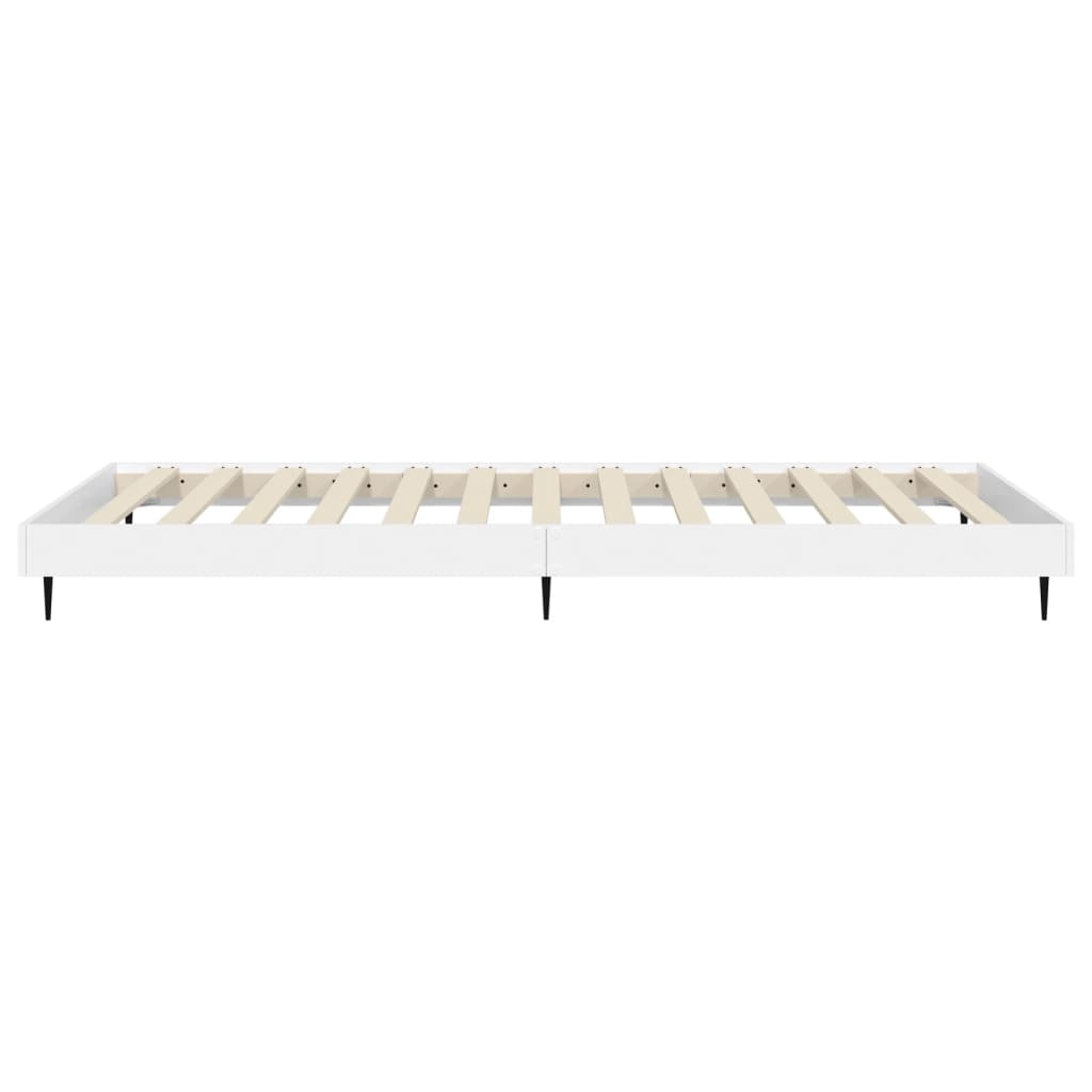Bettgestell Weiß 90x190 cm Holzwerkstoff
