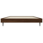 Bettgestell ohne Matratze Braun Eiche 90x190 cm Holzwerkstoff
