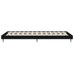 Bettgestell Schwarz 75x190 cm Holzwerkstoff