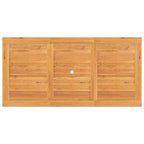 Gartentisch Ausziehbar 110-160x80x75 cm Massivholz Teak