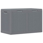 Gartenbox Grau PP Rattan 180 L
