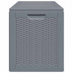Gartenbox Grau PP Rattan 180 L