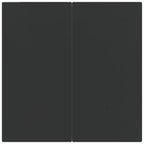 3-tlg. Garten-Essgruppe Schwarz Poly Rattan