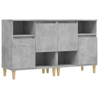 Sideboards 2 Stk. Betongrau 60x35x70 cm Holzwerkstoff