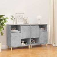 Sideboards 2 Stk. Betongrau 60x35x70 cm Holzwerkstoff