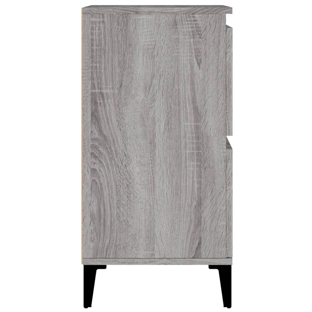 Sideboards 3 Stk. Grau Sonoma 60x35x70 cm Holzwerkstoff