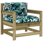 7-tlg. Garten-Lounge-Set mit Kissen Imprägniertes Kiefernholz