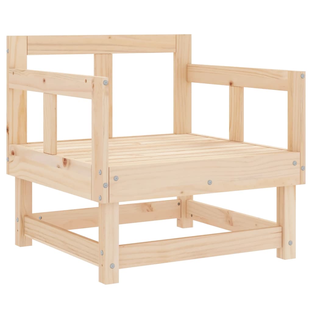 8-tlg. Garten-Lounge-Set Massivholz Kiefer