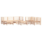 7-tlg. Garten-Lounge-Set Massivholz Kiefer