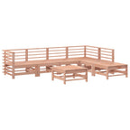7-tlg. Garten-Lounge-Set Massivholz Douglasie