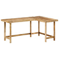 Schreibtisch 165x110x75 cm Massivholz Mango