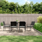 7-tlg. Garten-Essgruppe mit Kissen Poly Rattan und Stahl