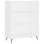 Bücherregal Weiß 69,5x32,5x90 cm Holzwerkstoff