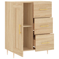 Sideboard Sonoma-Eiche 69,5x34x90 cm Holzwerkstoff