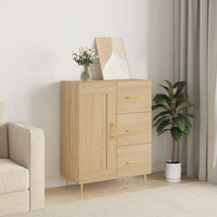 Sideboard Sonoma-Eiche 69,5x34x90 cm Holzwerkstoff