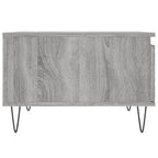 Couchtisch Grau Sonoma 55x55x36,5 cm Holzwerkstoff