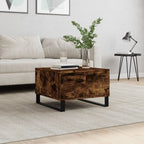 Couchtisch Räuchereiche 55x55x36,5 cm Holzwerkstoff