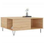 Couchtisch Sonoma-Eiche 80x80x36,5 cm Holzwerkstoff